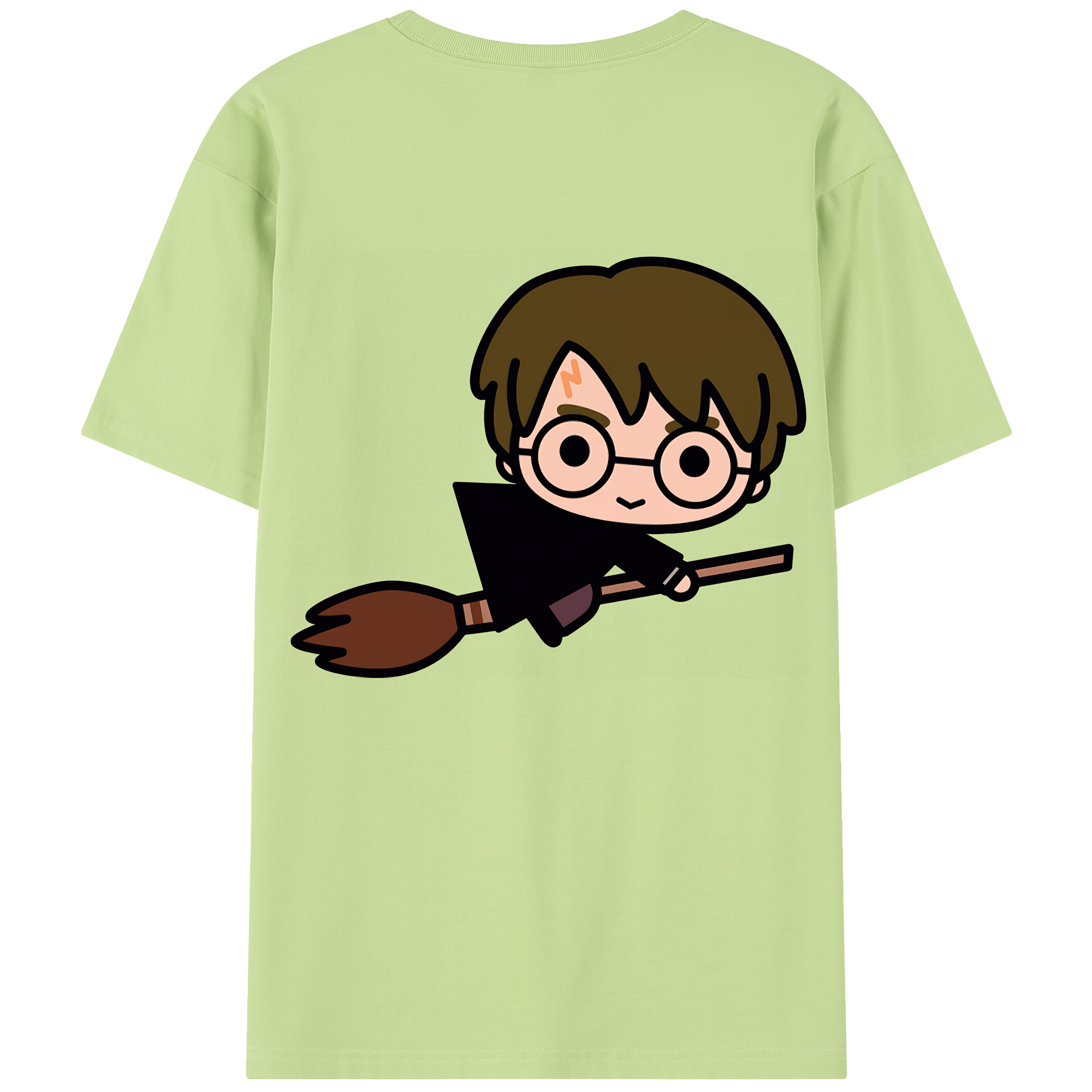 （画像用） Harry Potter ハリー・ポッターシリーズ 綿100％半袖Tシャツ（背面プリント）